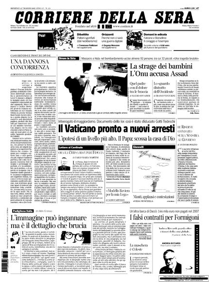 'Il Corriere Della Sera' - Domenica, 27 Maggio 2012