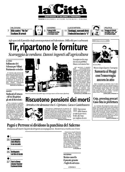 'La Città' - Venerdì, 27 Gennaio 2012